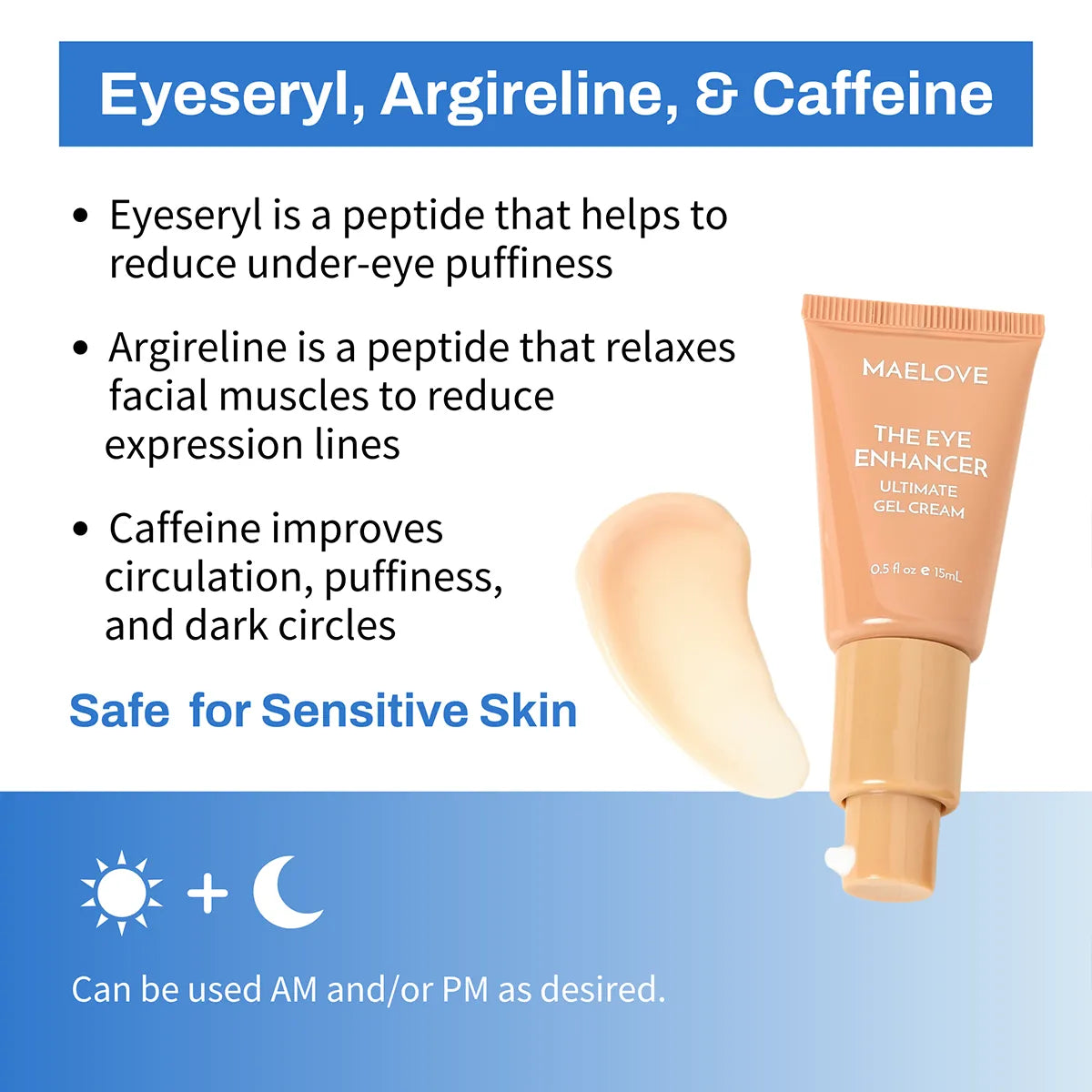 Eye Enhancer, Lightweight Cream for dark circles & wrinkles