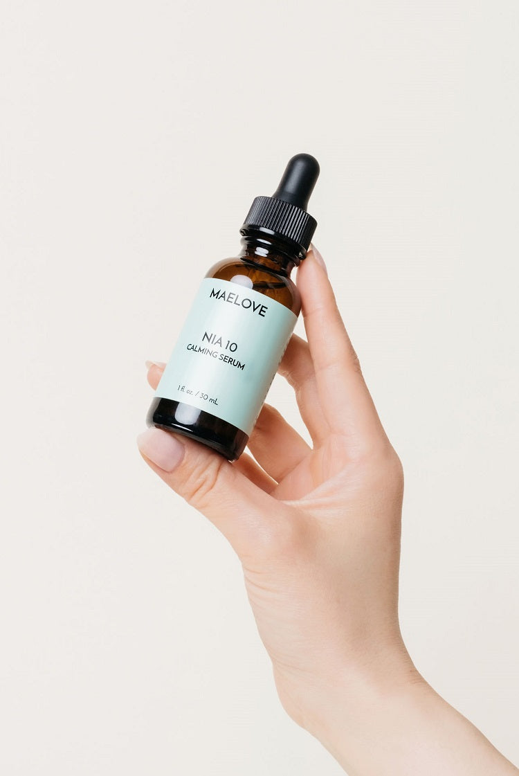 Calming & Antiredness Facial Serum With Niacinamide (Vit B3) - NIA 10 ...