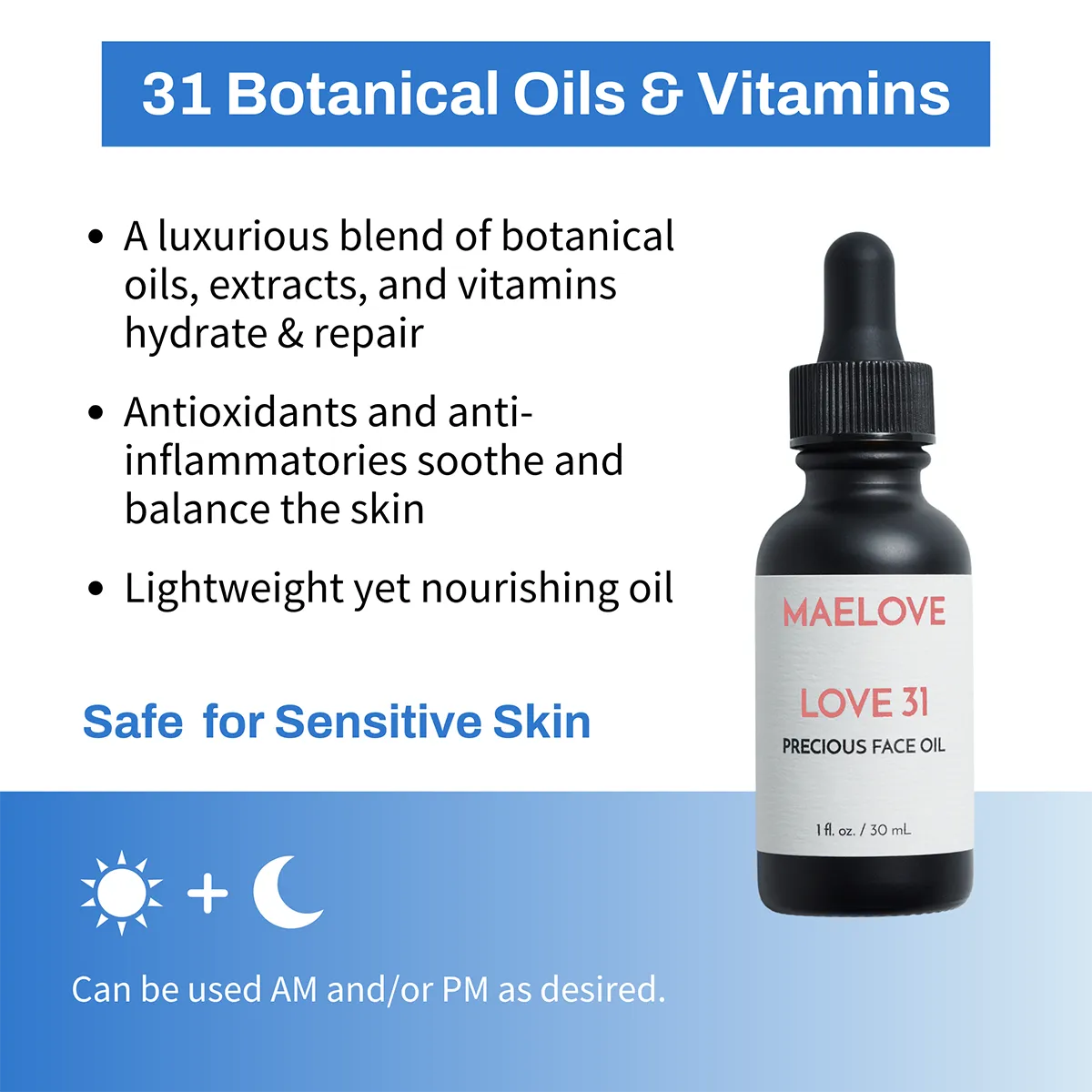 LOVE 31 Botanical Facial Oil