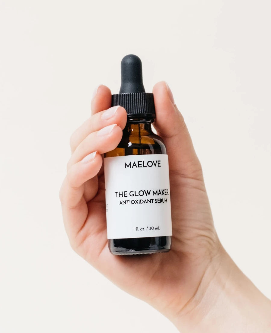 Glow Maker, Vitamin C Serum with Ferulic & Hyaluronic Acid | Maelove  Skincare